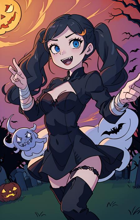 50660-1640719385-anime illustration, best shadows, outdoors, graveyard, dead trees, halloween, pumpkins, ghosts, fangs, black hair twintails, bla.png